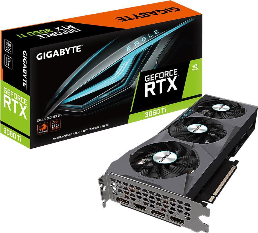 GIGABYTE GeForce RTX 3060 Ti EAGLE OC D6X 8G Graphics Card alza