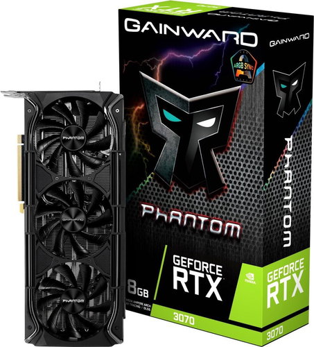 GAINWARD GeForce RTX 3070 Phantom+ LHR - Graphics Card - Main image