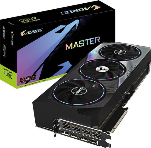 GIGABYTE AORUS GeForce RTX 4080 16GB MASTER - Grafická karta - Hlavní obrázek