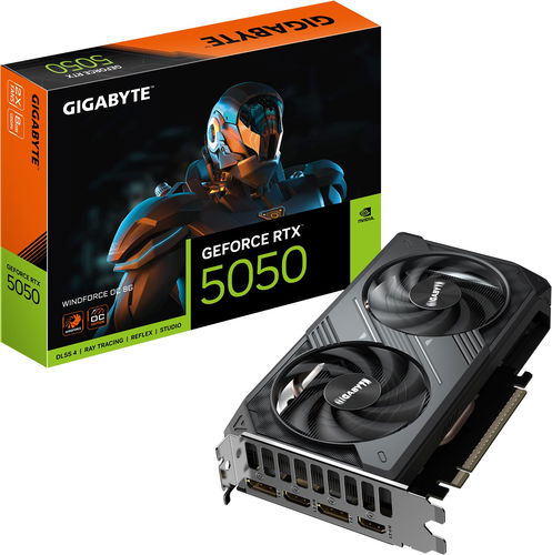 GIGABYTE GeForce RTX 5050 WINDFORCE OC 8G - Grafická karta - Hlavný obrázok