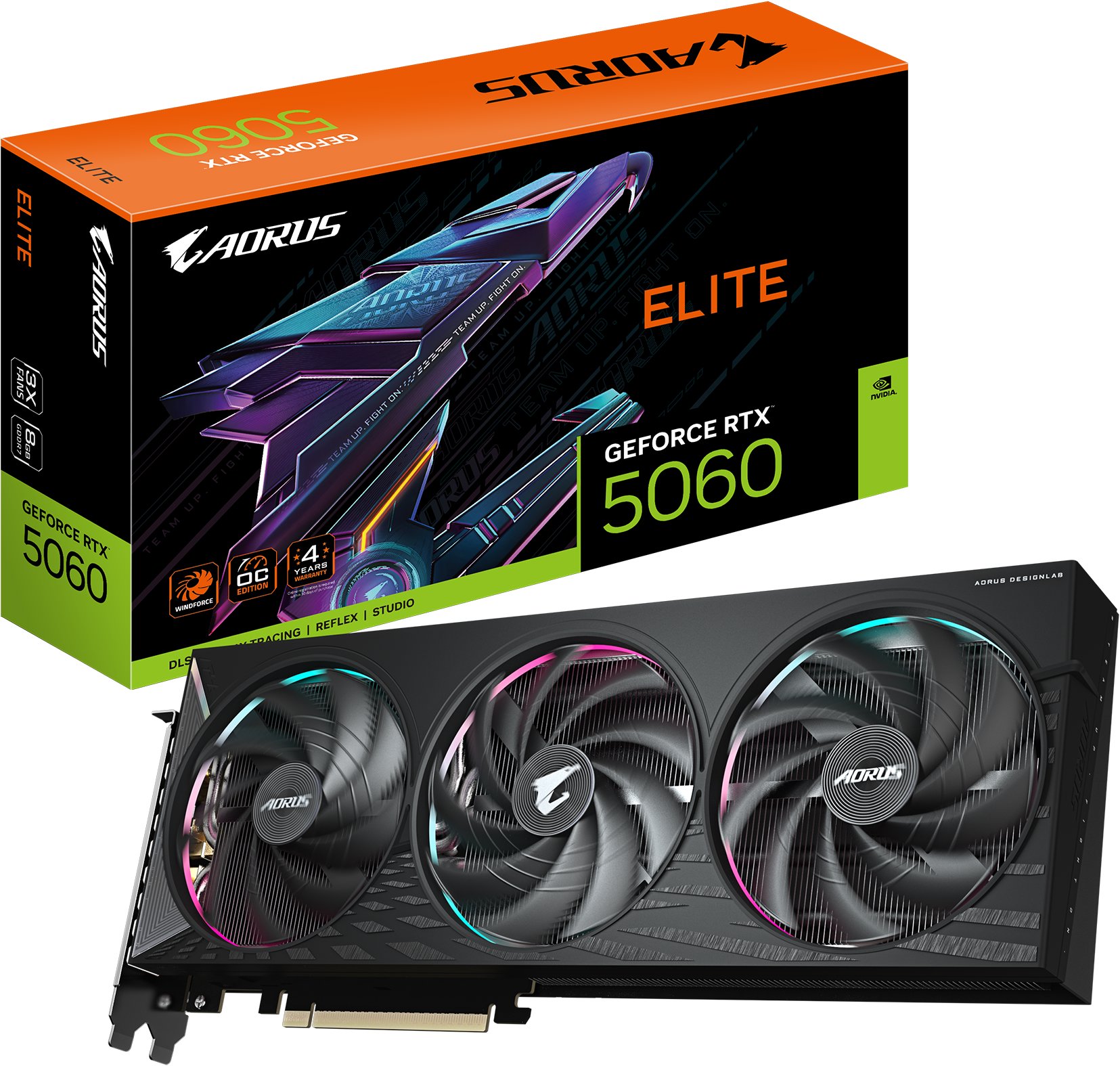 Gigabyte AORUS RTX 5060 ELITE 8G