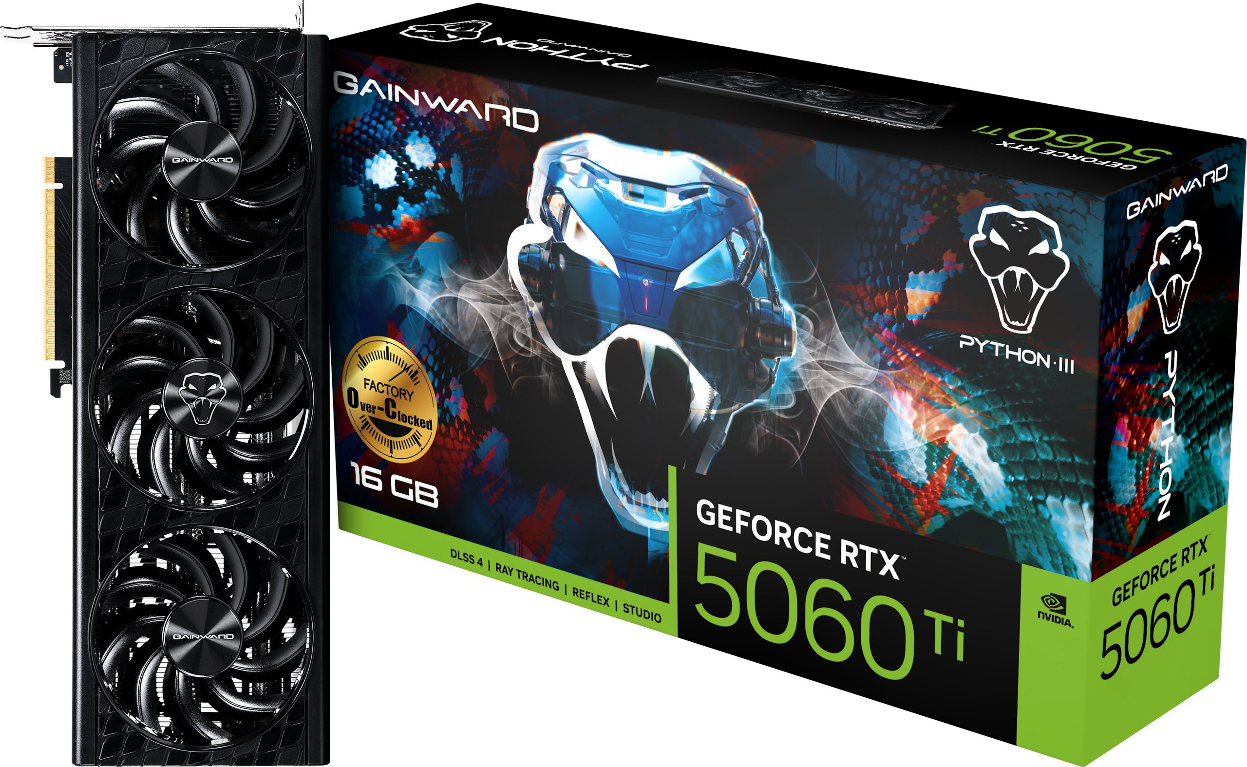 Gainward RTX 5060 Ti PYTHON III OC 16G