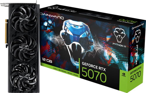 GAINWARD GeForce RTX 5070 Python III 12G - Videókártya - Fő fotó