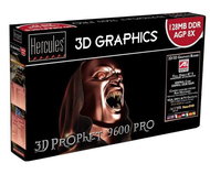 Hercules 3D Prophet ATI Radeon 9600PRO, AGP8x, 128 MB DDR, VGA/DVI, retail