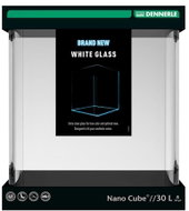 DENNERLE Nano Cube White Glass, 30 l - Aquarium