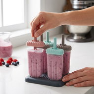 EH Excellent Houseware Ice cream molds, 6 pcs, square - Ice Pop Mould