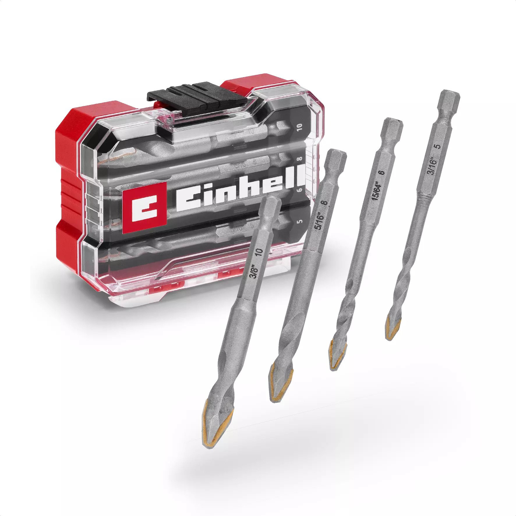 EINHELL XS-Case 4pcs Set of Paver Drill Bits, 49051404