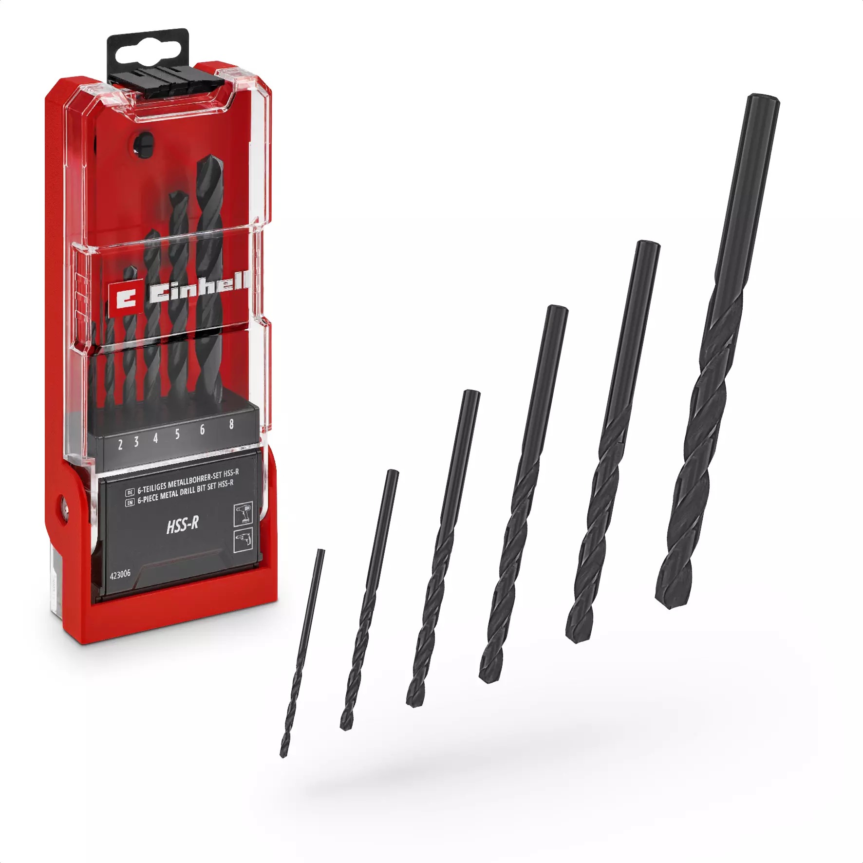 EINHELL 6pcs HSS-R metal drill set, 49423006
