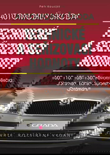 Automobily Škoda - technické a seřizovací hodnoty - Elektronická kniha - Hlavní obrázek