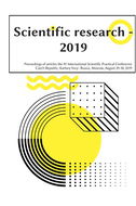 Scientific research – 2019 - Elektronická kniha