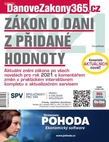 Daň z přidané hodnoty 2021 s komentářem změn - Elektronická kniha - Hlavný obrázok
