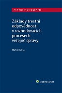 Základy trestní odpovědnosti v rozhodovacích procesech veřejné správy - Elektronická kniha