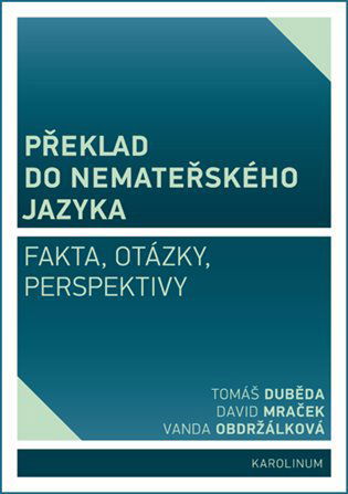 Překlad do nemateřského jazyka - Elektronická kniha - Hlavní obrázek