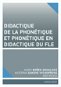 Didactique de la phonétique et phonétique en didactique du FLE - Elektronická kniha