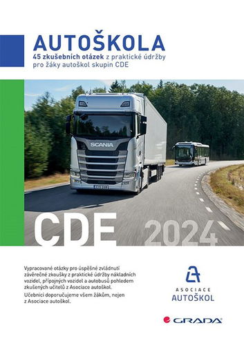 45 zkušebních otázek z praktické údržby pro žáky autoškol skupin CDE 2024 - Elektronická kniha - Hlavní obrázek