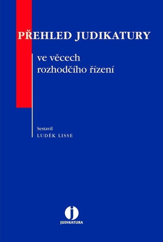 Přehled judikatury ve věcech rozhodčího řízení - Elektronická kniha - Hlavní obrázek