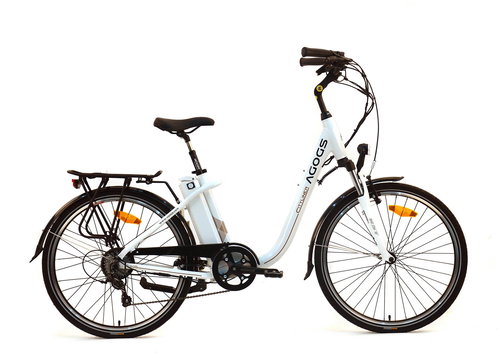 Agogs CityLiner Class bílé 11Ah - Electric Bike - Main image