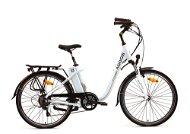 Elektromos kerékpár Agogs CityLiner Class, fehér, 11Ah - Elektromos kerékpár