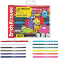 ERICHKRAUSE Jolly Friends akrylový, kulatý hrot - sada 12 ks - Marker