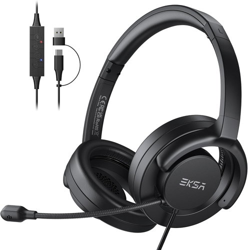 EKSA H27 Wired Office Headphones - Headphones - Main image