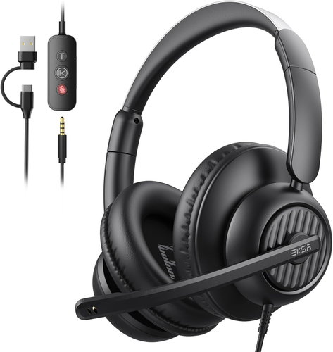 EKSA H8 Wired Office Headphones - Headphones - Main image