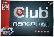 ATI (Club3D) Radeon 8500 PRO, 64 MB DDR, VGA/DVI/TV out