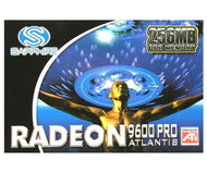 ATI (Sapphire) Radeon 9600PRO, 256 MB DDR, VGA/DVI - Graphics Card