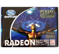 ATI (Sapphire) Radeon 9600PRO, 128 MB DDR, VGA/DVI/VIVO