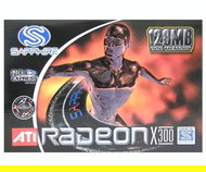 ATI (Sapphire) Radeon X300, 128 MB DDR, VGA/DVI, PCIe x16 - Graphics Card