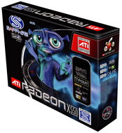 ATI (Sapphire) Radeon X550, 256 MB DDR, VGA/DVI/VIVO, PCIe x16 - Graphics Card