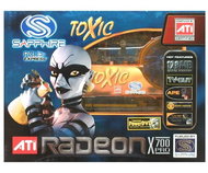 ATI (Sapphire) Radeon X700PRO TOXIC, 128 MB DDR3, VGA/DVI, PCIe x16 - Graphics Card