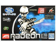 ATI (Sapphire) Radeon X700PRO, 256 MB DDR3, VGA/DVI, PCIe x16 - Graphics Card