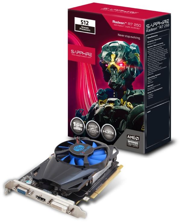 SAPPHIRE R7 250 Graphics Card Alza.cz