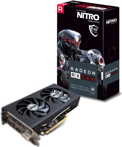 SAPPHIRE NITRO Radeon RX 560 4G - Grafikkarte - Hauptbild