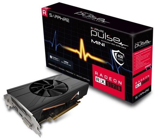 SAPPHIRE PULS Radeon RX 570 MINI ITX - Grafikkarte - Hauptbild