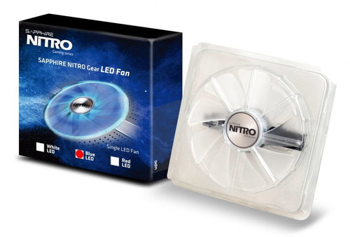 Sapphire Nitro Gear LED FAN red - Graphics Card Cooler - Main image