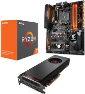 AMD Radeon VEGA BLACK PACK + Stamp az AMD 7-1700X Gigabyte X370 - Szett