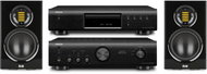  Elac BS 142 Black + CD player Denon DCD-520 + Amplifier Denon PMA-520  - Kit