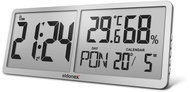 ELDONEX TimeCheck stříbrné - Nástěnné hodiny
