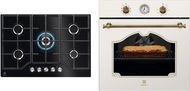 ELECTROLUX 600 SurroundCook EOA5220FOV + 600 PRO StepPower KGG75362K - Set trouba a varná deska