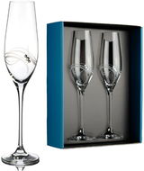 Element Sklenice na šampaňské Apollo s krystaly Swarovski 210 ml 2 ks - Sklenice
