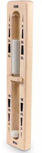 ELIGA Hourglass for sauna - white sand, 15 min - Sauna Hourglass - Main image