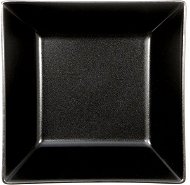 ELITE Tanier hlboký štvorcový 17,5 x 17,5cm čierny, súprava 6 ks - Súprava tanierov