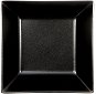 ELITE Tanier hlboký štvorcový 17,5 x 17,5cm čierny, súprava 6 ks - Súprava tanierov