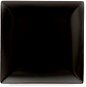 ELITE Teller flach quadratförmig 26x26cm schwarz, 6er Set - Teller-Set