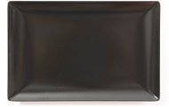 ELITE Tanier plytký obdĺžníkový 30 × 20 cm čierny, súprava 6 ks - Súprava tanierov