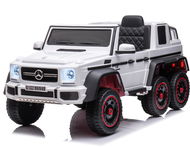 Eljet Mercedes G63 - 6 kol bílé/white - Dětské elektrické auto