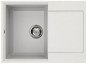 ELLECI EASY 135 Bianco Titanium/Granite - Granite Sink