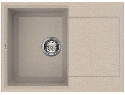 ELLECI EASY 135 Avena/Granitek - Granite Sink - Main image