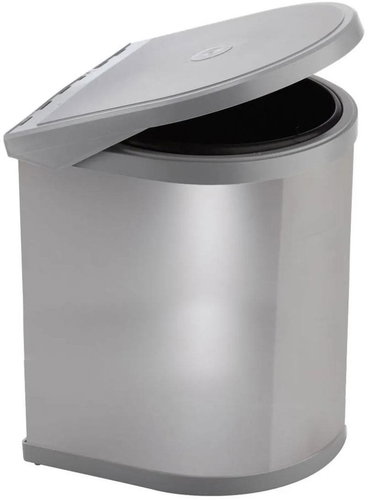 Elletipi RING - for door, 12 L, stainless steel, PPI607/1 12 L C10 - Rubbish Bin - Main image